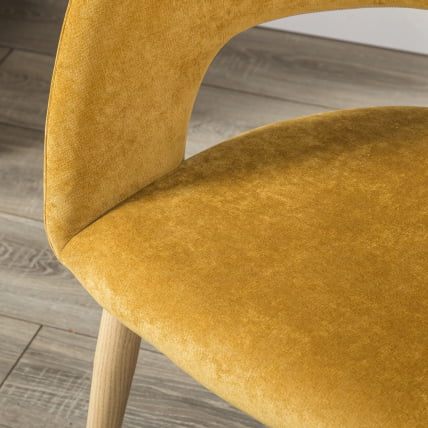 Кресло Hugs желтый/нат.дуб_5