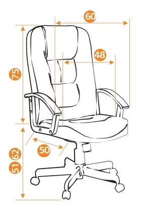 Кресло руководителя CH9944 хром (бежевый 36-34)_1