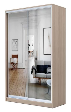 Шкаф-купе Хит-24-12-55 Ясень шимо светлый_0