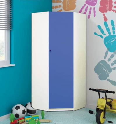 Шкаф угловой Радуга Лайм/Белый_0