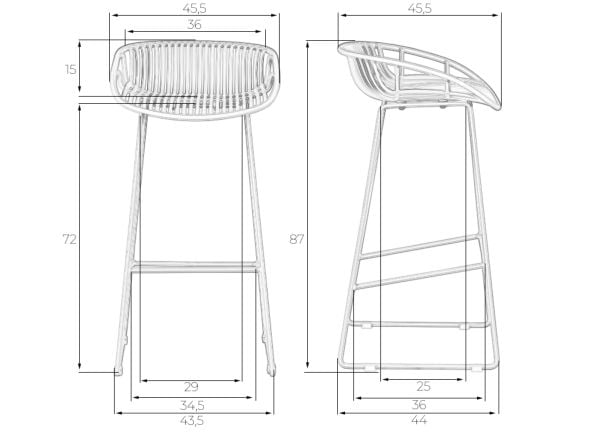 Стул барный ДОБРИН ФРАНК (черный) / DOBRIN FRANK_8