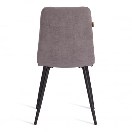 Стул обеденный Asti флок , 47х54х86, серый, 29_3