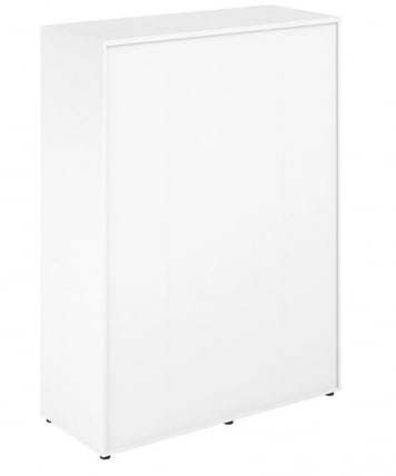 Шкаф-купе высокий с одним зеркалом Sigma SG.720.WH.WH.AL Белый_1