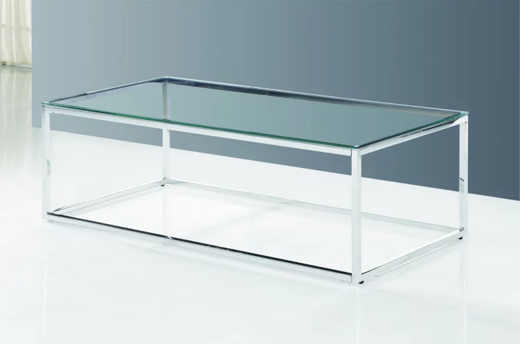 Журнальный стол ТАУН 120x60 Серебро_1