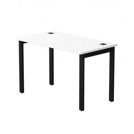 Стол прямой на металлокаркасе, опоры 45 гр Everprof EVO 254S002 Белый Черный_0