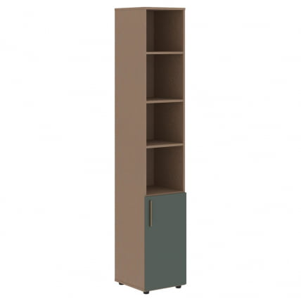 Шкаф-колонка с глухой малой дверью (правый) VELION VHCS 40.5 R Нефрит Кобра_0