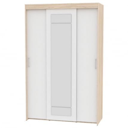 Шкаф-купе T-3-230х145х60-M(ДСС-Белый-9)_0