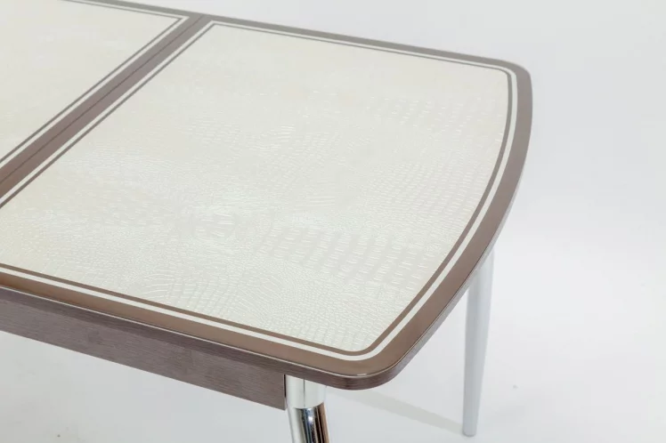 Стол обеденный Чикаго КЗ(6191) венге,крокодил жемчужный_8