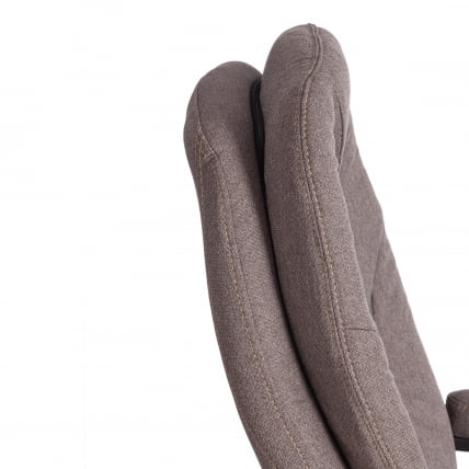 Кресло COMFORT LT (22) ткань рогожка Nice, мокко (серо-бежевая)_9