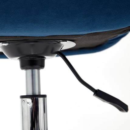 Кресло STYLE флок , синий, 32_6