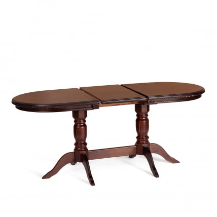 Стол COPPOLA бук, мдф, 140+40x80x77см, Tobacco, узор прямой_4