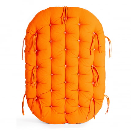 Диван MAMASAN/МАМАСАН 23/02 W /с подушкой/ подушка 182х119 см, 169х102х80 см, Honey (мед), ткань, оранжевый, С 23_14