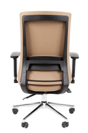 Офисное кресло CХАИРМАН 500 ЛЮКС (ЛУКС) ЭКО Б/П экокожа Бежевый / CHAIRMAN (LUX)_1