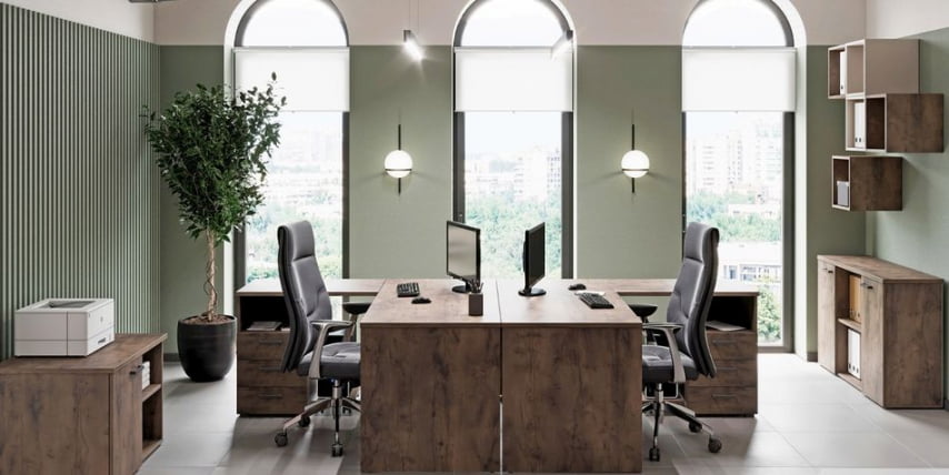 Стол переговоров LEMO L-101Таксония шоколадная_2