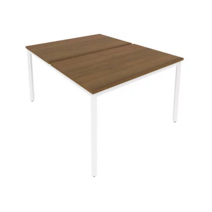 Рабочая станция на металлокаркасе SLIM SYSTEM С.СП-4.3 Орех-Белый_0