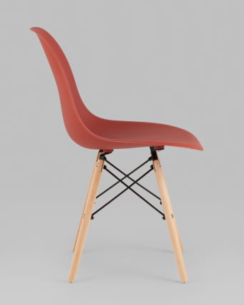 Стул Еамес Стйле ДСВ терракотовый 4 шт. комплект (разборный каркас) / Eames Style DSW_3