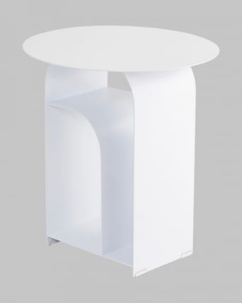 Журнальный столик Arwel металл белый_4