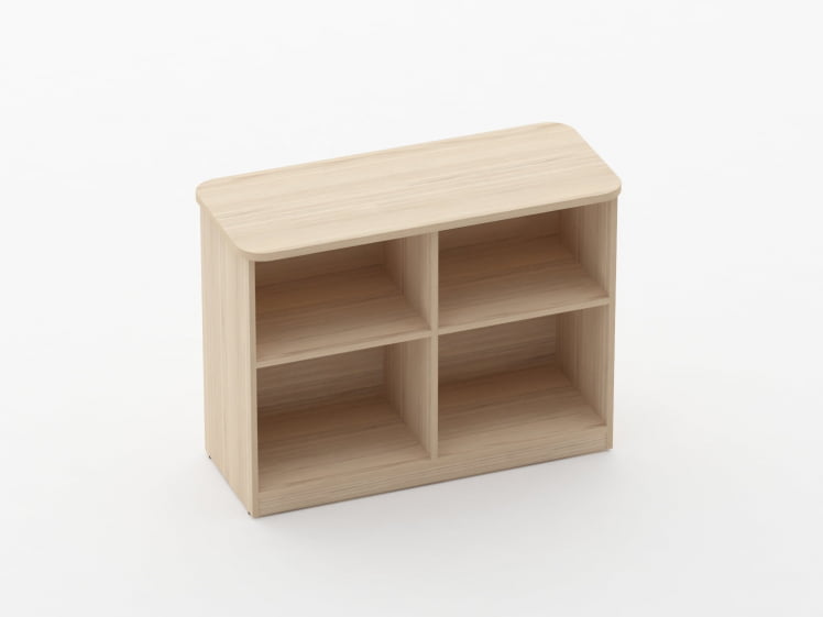 Тумба приставная к столу Glassy 3.18.101 Бук светлый_0