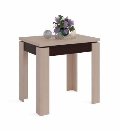 Кухонный стол СО-1 (Подстолье Венге / Столешница, ножки Беленый дуб)_1