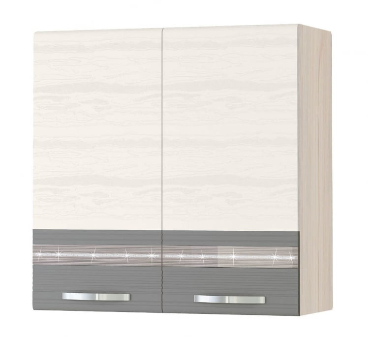 Шкаф кухонный Графит 74.11 Сосна Астрид /Ваниль/Графит_0