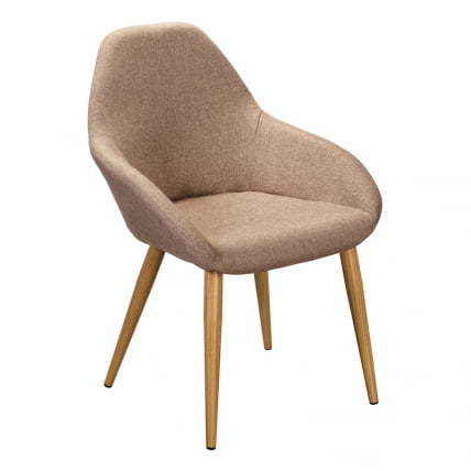 Кресло Kent Сканди Браун Натур_0