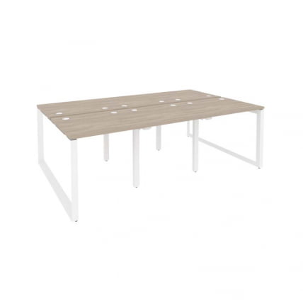 Рабочая станция на О-образном м/к ONIX O.MO-D.RS-6.0.7 Дуб Аттик/Белый_0