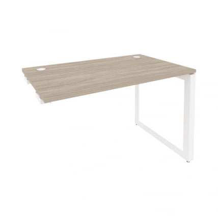 Стол-приставка на О-образном м/к к опорным элементам ONIX O.MO-SPR-2.7 Дуб Аттик/Белый_0