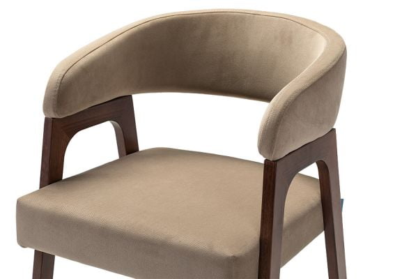 Кресло барное Baxter Б Beige/Темный орех_6