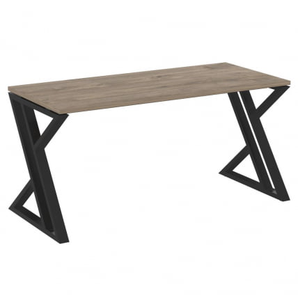 Стол рабочий LOFT VR.L-SRZ-4.7 Металл черный Тиквуд темный_0