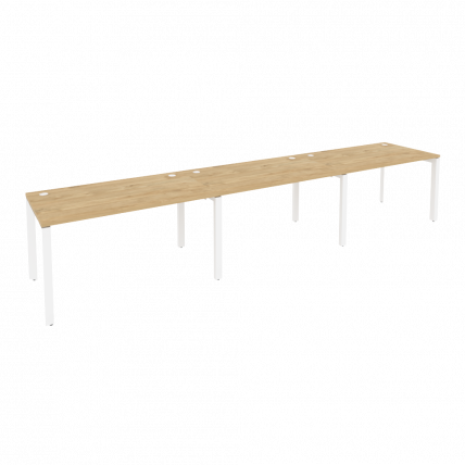 Рабочая станция на П-образном м/к ONIX O.MP-RS-3.3.8 Тиквуд Светлый/Белый_0