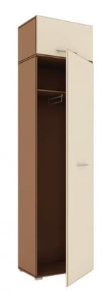 Шкаф для одежды Браво-1 (Венге/ясень шимо темный)_1