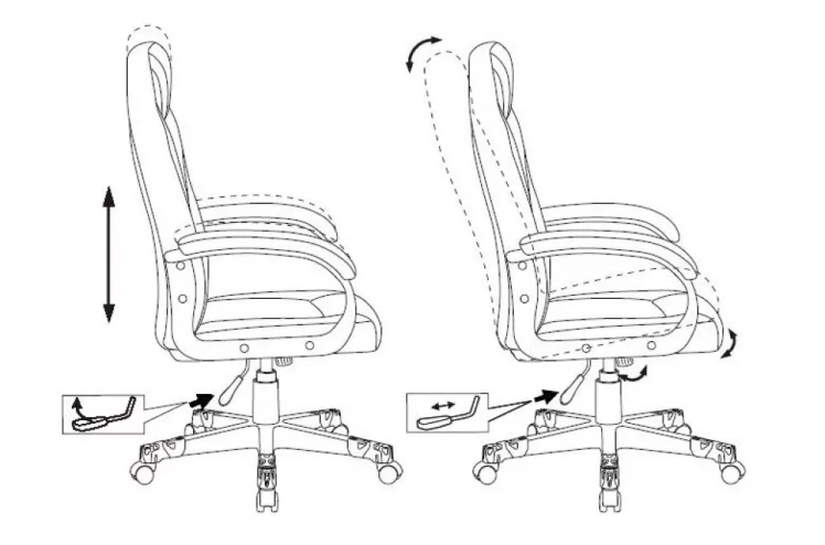 Геймерское кресло Zombie GAME 17 Черный-синий_14