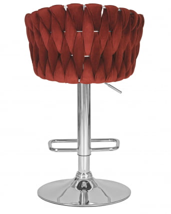 Стул барный DOBRIN MARCEL Винный велюр MJ9-35_4