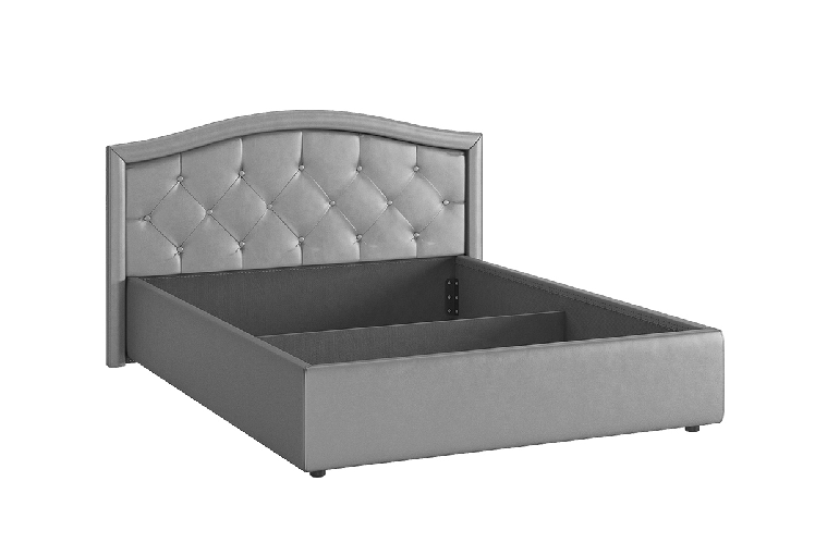 Кровать 1.4 Верона с основанием ZO.KM1.4-01 ZO.KM1.4-01 крем (экокожа)_2