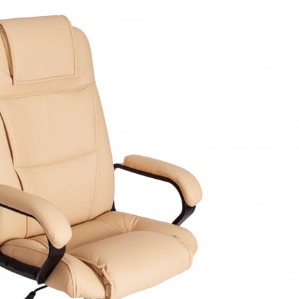 Кресло BERGAMO хром (22) кож/зам, бежевый, 36-34_11