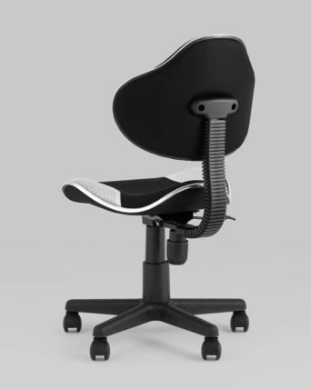 Стул офисный QZY Черно-белый_3