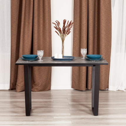 Стол COSTA ЛДСП/HPL/металл, 120 х 80 х 75 см, Мрамор черный/черный_6