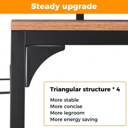 Компьютерный стол EUREKA ZX-SS120B-RBB Brown_3