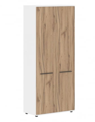 Шкаф с глухими дверьми EDIS EHCS 85.1 Дуб Денвер светлый Мокко Белый_0
