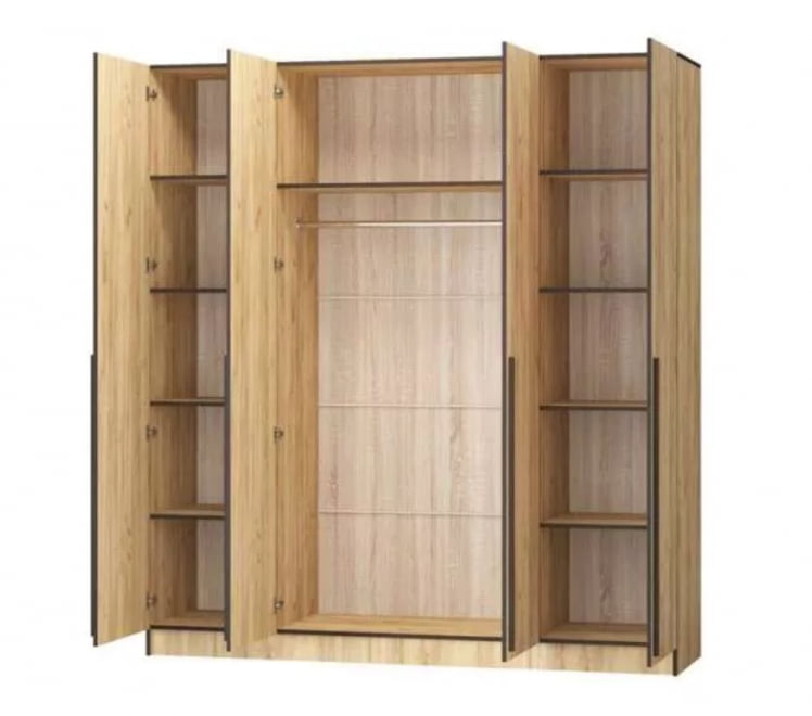 Шкаф Бастион 2 м Графит_1