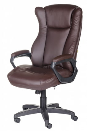 Кресло Адмирал ULTRA кож.зам коричневый_0