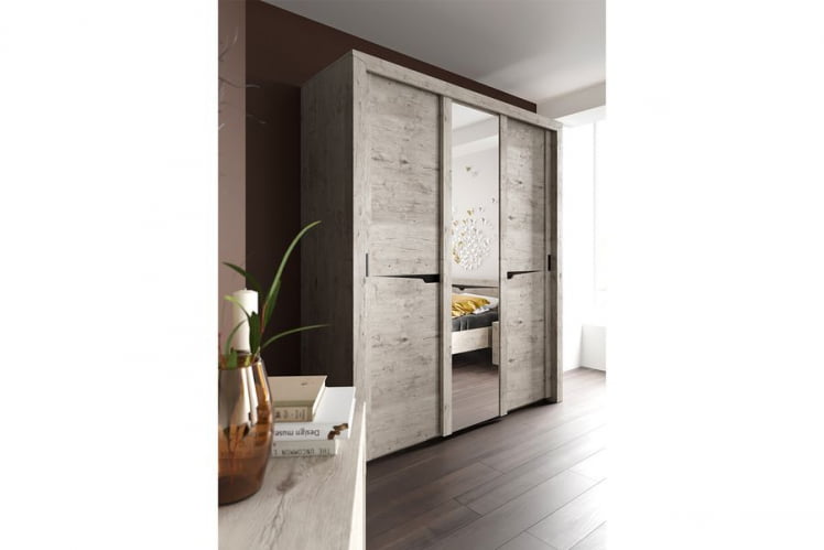 Шкаф с раздвижными дверями Соренто 16 Дуб бонифаций_1