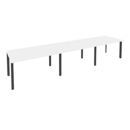 Стол переговорный (3 столешницы) ONIX O.MP-PRG-3.3 Белый Бриллиант/Антрацит_0