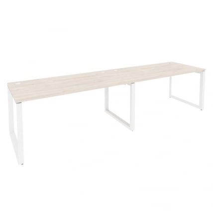 Рабочая станция на О-образном м/к ONIX O.MO-RS-2.4.8 Денвер Светлый/Белый_0