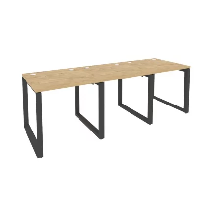 Рабочая станция на О-образном м/к ONIX O.MO-RS-3.0.8 Тиквуд Светлый/Антрацит_0