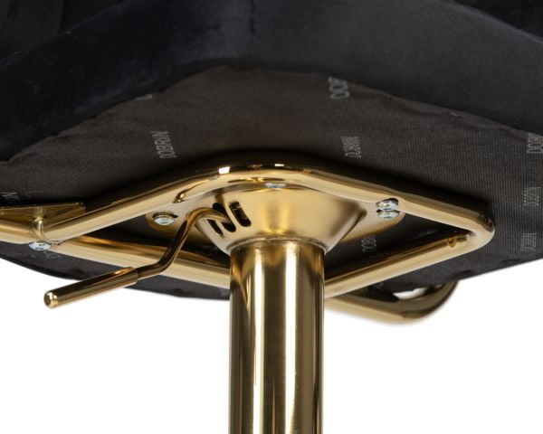 Стул барный DOBRIN CHARLY GOLD (черный велюр (MJ9-101)) 2 шт_9