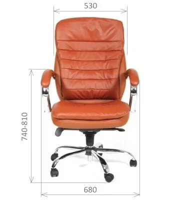 Кресло руководителя CHAIRMAN 795 светло-коричневый_3