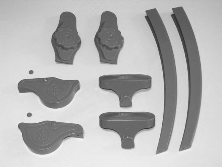 Комплект цветного пластика к парте Element 3/80 Серый_0