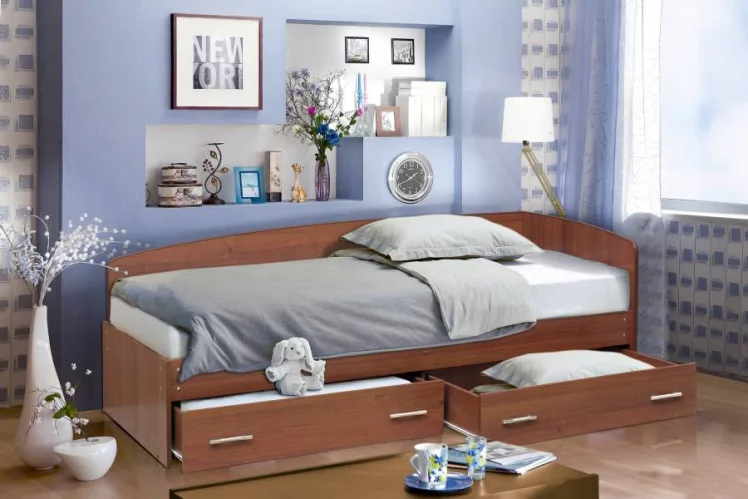 Кровать Софа №2 800*2000 Слива Валлис_0