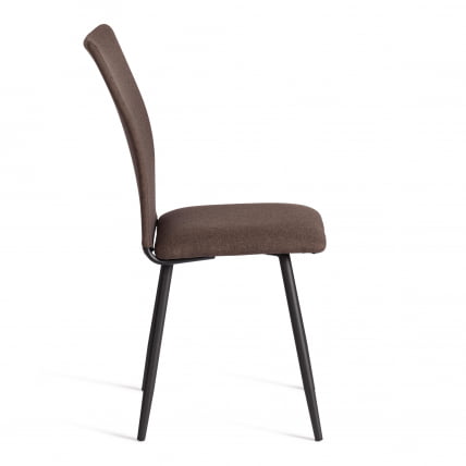 Стул обеденный La Rousse NEW, ткань рогожка, коричневый/черный, 3М7-147, 45x55x93 см_1